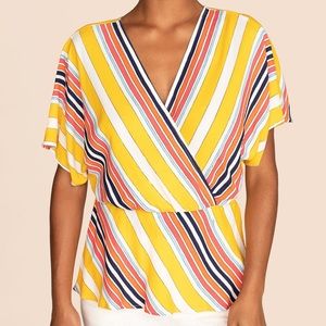 NWT Trina Turk Appealing Striped Top Size XS